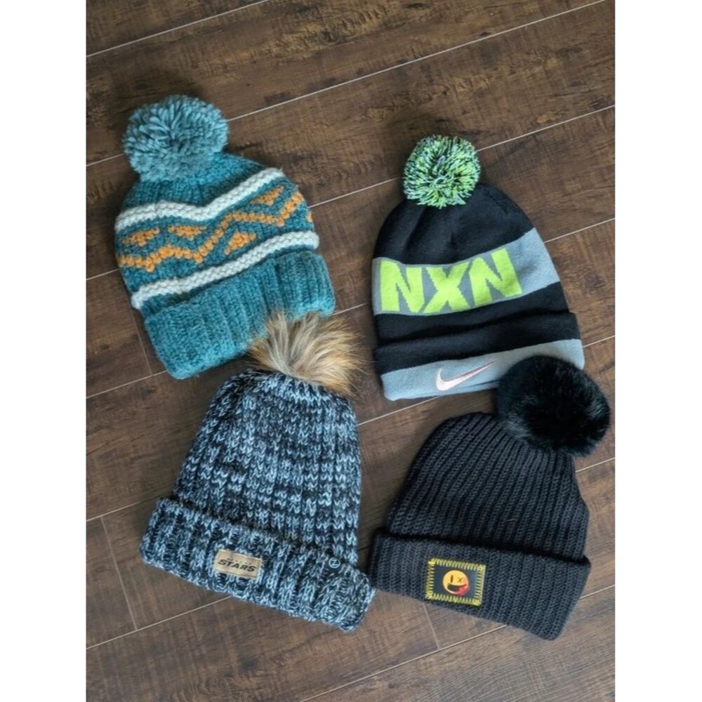 Four Adult Beanies